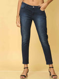 Bottums Premium Quality Denim Fabric Mid Waist Jeans.