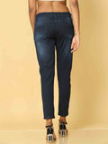 Bottums Premium Quality Denim Fabric Mid Waist Jeans.