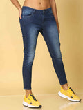 Bottums Premium Quality Denim Fabric Mid Waist Jeans.