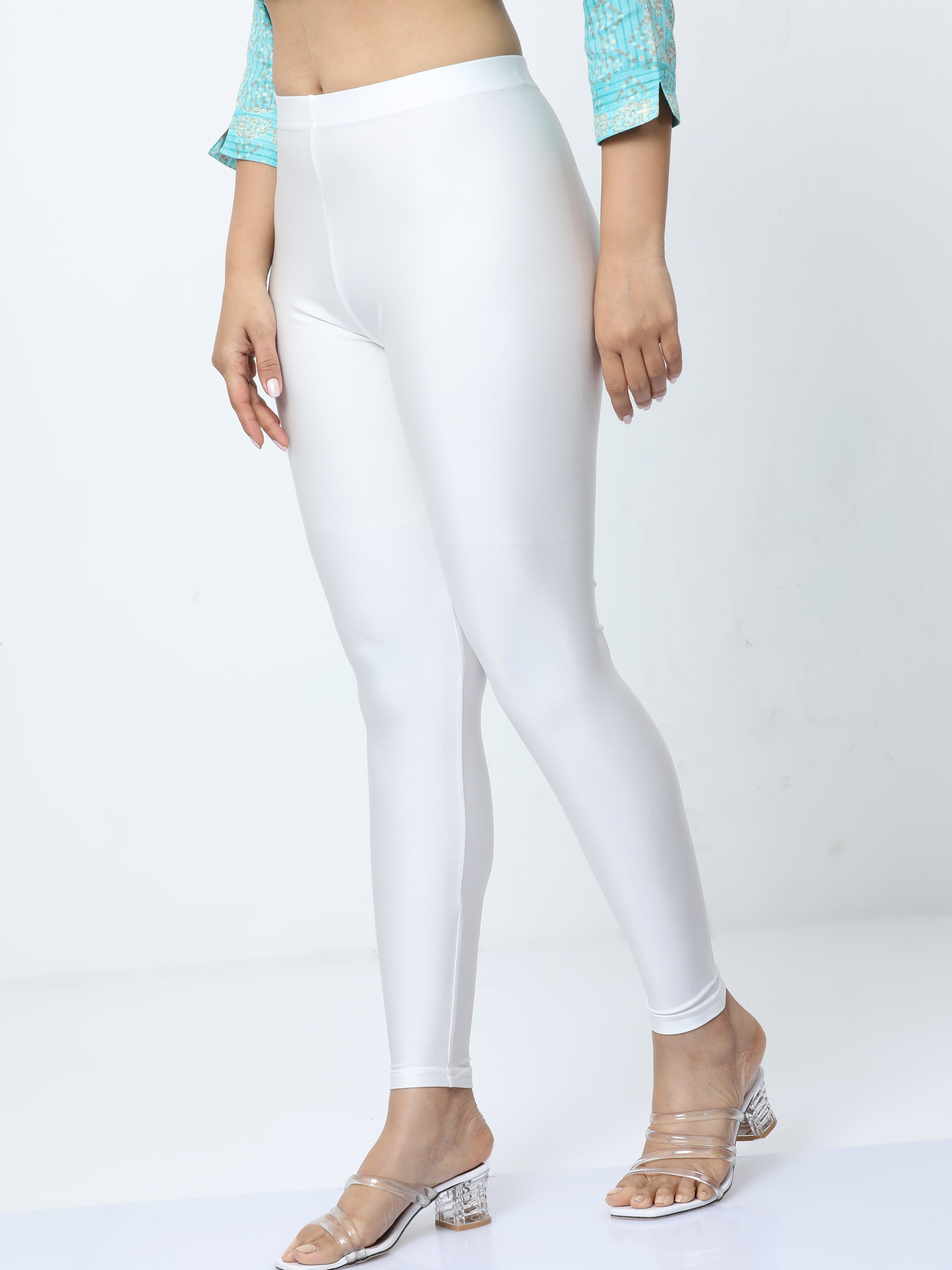 White Color Legging Ankle Length – LGM Fashions
